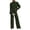 22# Army Green, variant on 2 Piece Outfits for Women Loose Mock Neck Sweatshirt with Wide Leg Pants 2026 Lounge Travel Matching Sets Dark Gray M