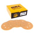 thumbnail image 1 of Discos de papel de lija dorados Dura-Gold Premium de grano 3000, 6 pulgadas, patrón de 6 agujeros, caja sin polvo de 24, respaldo de gancho y bucle para lijadora Da, detalles, acabado, color, lijado,, 1 of 1