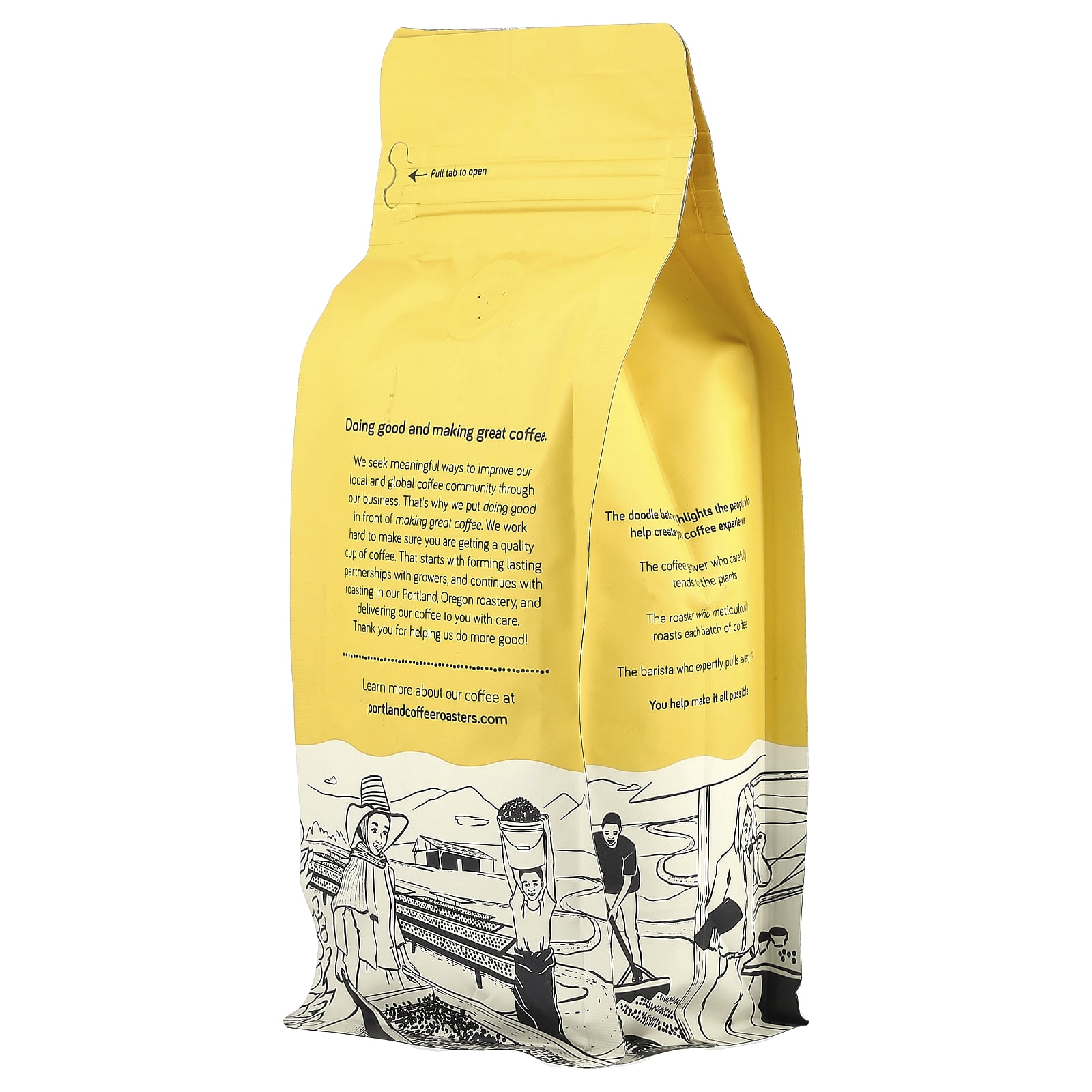 Portland Coffee Roasters Tilikum Crossing, Whole Bean, Medium Roast, Decaf, 12 oz (340 g)