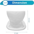 thumbnail image 3 of Filtro HNVCF10 compatible con aspiradoras de mano Black and Decker HNVC215BW52 HNVC215B10 HNVC115J06 HNVC115B22 (paquete de 6), 3 of 5