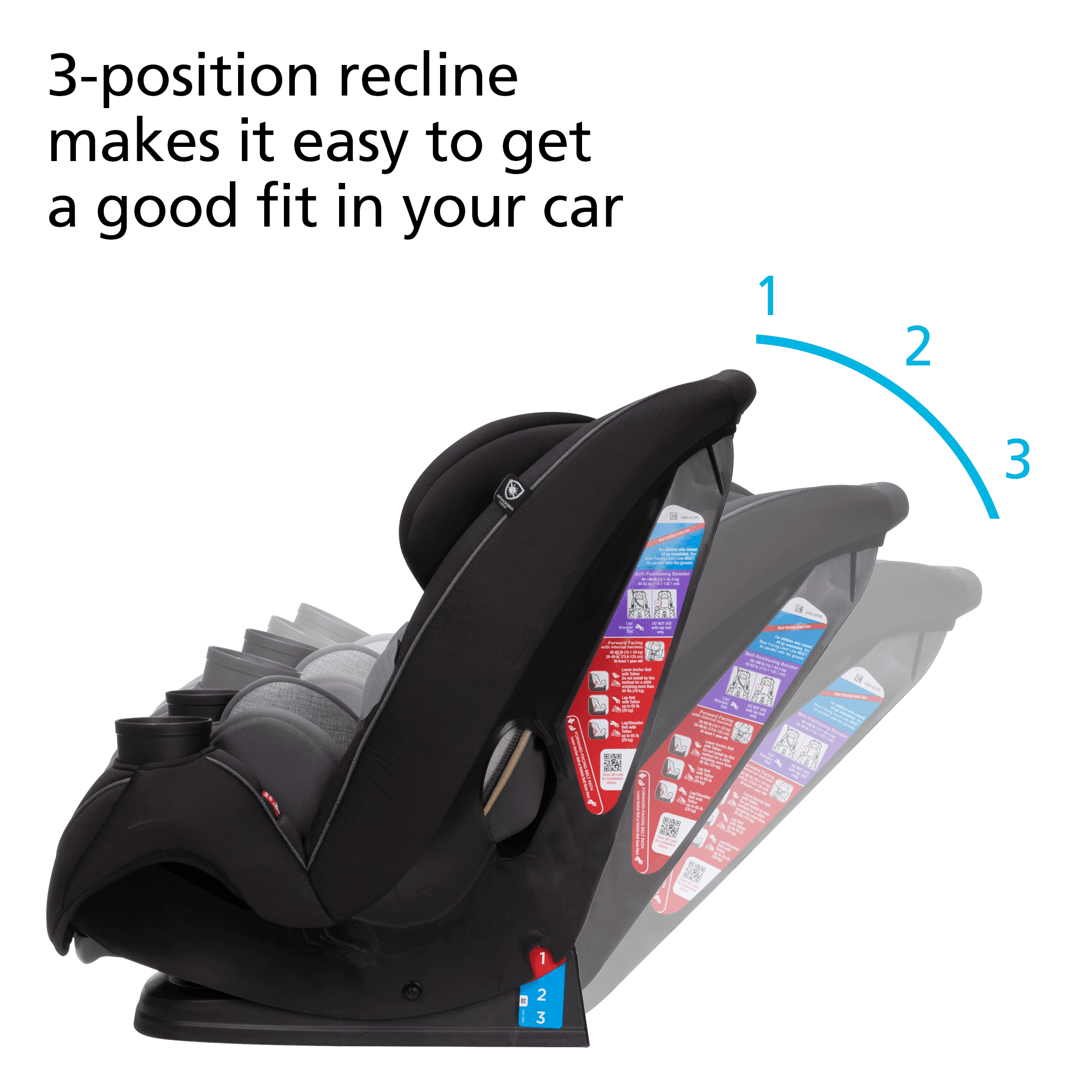 Safety first recline and top grow booster seat instructions