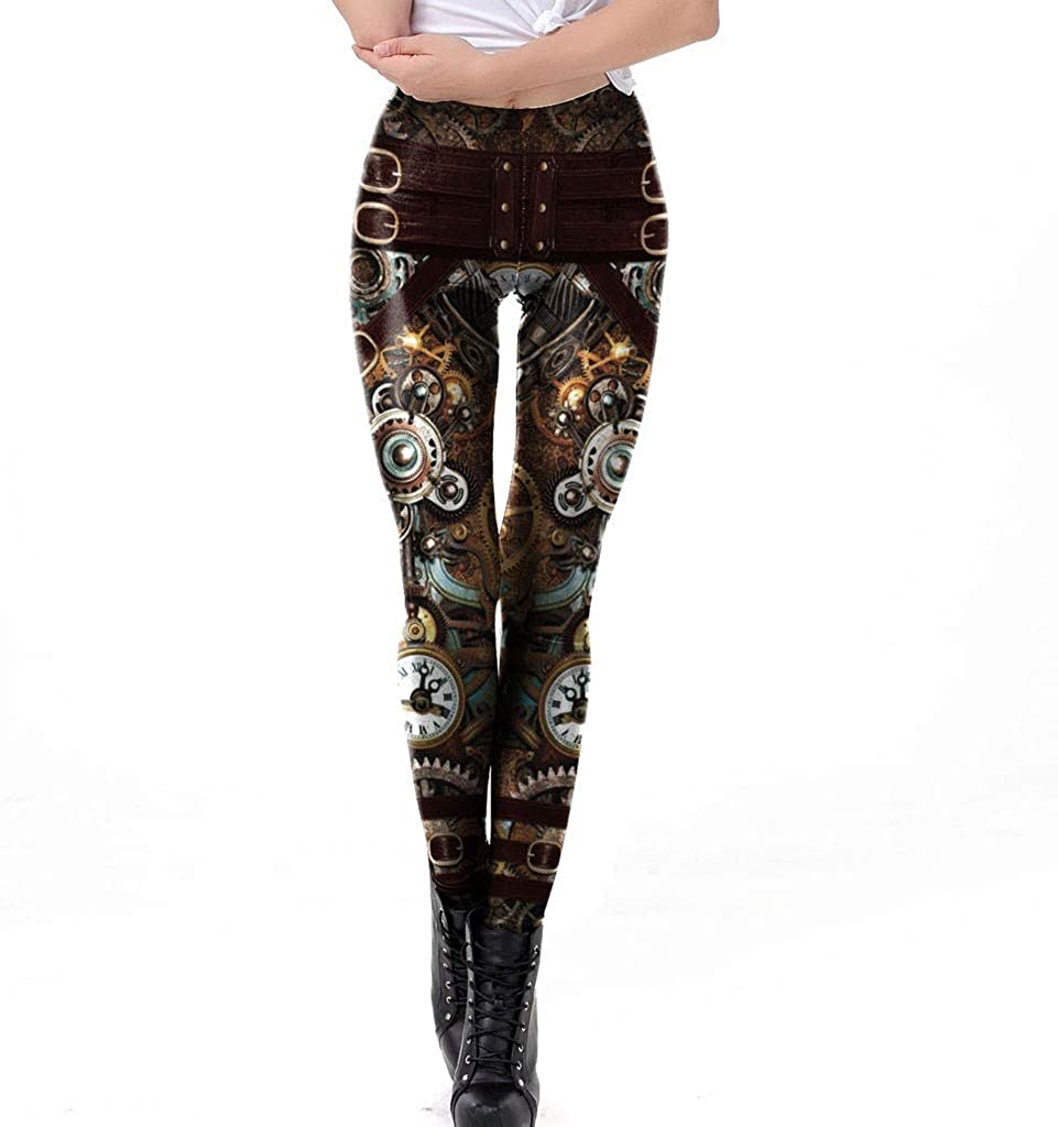 Women's Steam Punk Pants,Gothic Retro 
