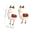 thumbnail image 3 of Qjidjing 2Pcs Christmas Tree Ornaments, Xmas Hanging Pendants, Festive Hanging Accessory, for Christmas Tree, Home Wall, Holiday Party Decor, 3 of 5