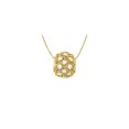 thumbnail image 1 of Magnifique Conflit Cubique Pendentif Zircone en Or Jaune 14 Carats Design Unique avec un Prix Décent, 1 of 5