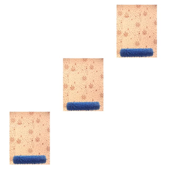 Maytalsory 7 Mur Empaistic Peinture Rouleau Outil Décoration pour Modèle Machine Bleu Type 4 3Set