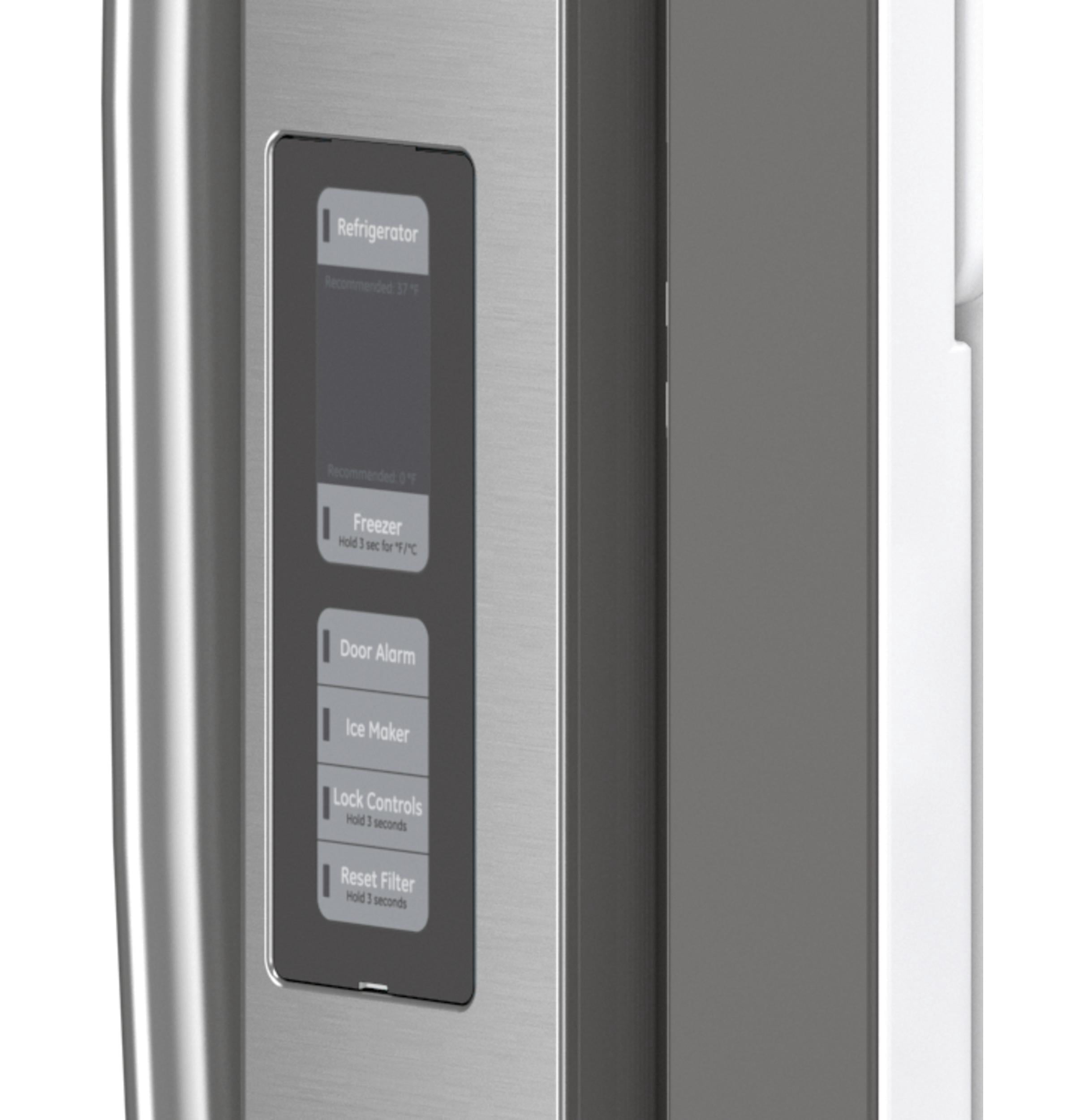GE Appliances 23.1 cu Ft. Fingerprint Resistant Counter-Depth French-Door Refrigerator