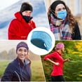 thumbnail image 2 of Running Headband Windproof Ear Muffs Riding Head Protector Hearing Protection Face Guard Motor Supplies Motorcycle Accessories Green, 2 of 6