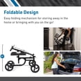 thumbnail image 4 of BodyMed Knee Walker for Leg and Foot Injuries, Recovery Knee Walker, Collapsible and Adjustable Knee Walker, Broken Leg Caddy, Better Alternative to Crutches, 4 of 15