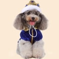 thumbnail image 4 of 1 Piece Halloween Pet Personalized Costume Blue Collection Little King Play Set - M, 4 of 5
