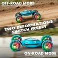 thumbnail image 6 of Lvelia RC Stunt Car for Kids, Remote Control Car Double-Sided Driving Drift Twist Offroad 360°Rotation with Lights Music for Birthday Boys Girls Gifts,Blue, 6 of 12