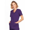 thumbnail image 3 of Cherokee Workwear Core Stretch Women's Scrubs Top Mock Wrap 4728, 3 of 6