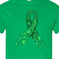 thumbnail image 4 of Inktastic Cerebral Palsy Awareness Green Ribbon Made of Hearts T-Shirt, 4 of 5
