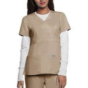 Grey's Anatomy Grey's Anatomy™ 3-Pocket Mock Wrap Top Scrub Top