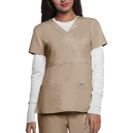 Grey's Anatomy Grey's Anatomy™ 3-Pocket Mock Wrap Top Scrub Top