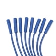 thumbnail image 3 of Taylor Cable Spark Plug Wire Set 64671 High Energy Custom; Pre Assembled; Blue; 8 Millimeter Diameter; Silicone; Resistor Core; Socket Distributor End; 350 Ohms Per Foot Resistance, 3 of 4