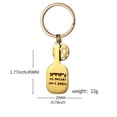 thumbnail image 2 of Llavero Pickleball Paddle de acero inoxidable con colgante de bola, 2 of 2