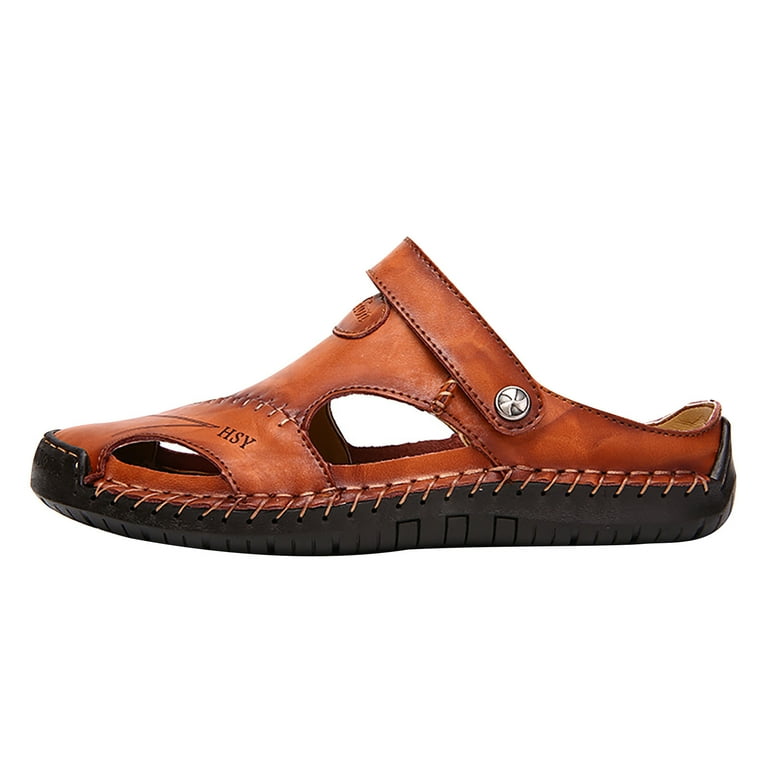 Zpanxa Sandals Men Summer Men's Sandals Men's Trendy Leather
