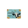 thumbnail image 6 of Noete Cow Flower Tin Sign 8x12 Inch Rustic Farmhouse Wall Art with Sunflower & Cow Design, Vintage Metal Decor for Kitchen, Living Room, Bathroom, Office, 6 of 8