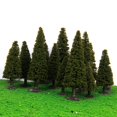 thumbnail image 4 of 15 Uds. De árboles de cedro modelo paisaje verde con caja, 4 of 5