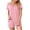 Bm13 Pink Sunflower, variant on Anygrew Summer Pajama Sets For Womens Shorts Soft Pj Set 2 Piece Sleepwear With Pockets