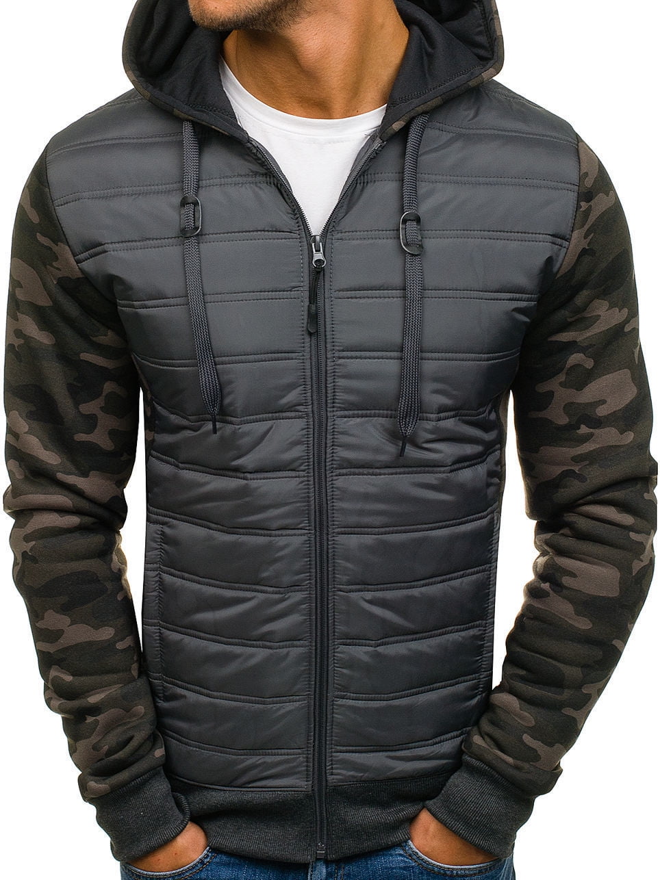 casual jacket with hood