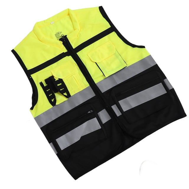 Chaleco De Seguridad De Alta Visibilidad Reflectante Multifuncional