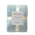 thumbnail image 2 of Taibuwu Light Luxury Solid Color Flannel Blanket Lunch Break air-Conditioned Office Warm Comfort Blanket Cozy Lovely Plush Blanket Gift, Multi-Color Four Seasons Optional (60''x80''), 2 of 8