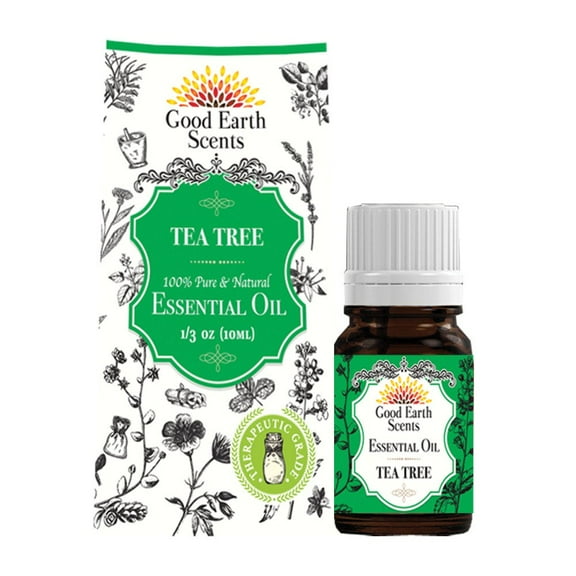 Tea Tree Essential Oil 100% Pure Undiluted Natural Oil for Diffuser Relaxation Meditation Therapeutic Grade Aromatherapy Oil Skin Care