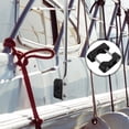 thumbnail image 4 of Shisuyan 2pcs Stainless Steel Flag Poles Mount Flag Rod Fixed Clamp Boat Fitting Flag Rod Support Holder Practical Boat Flagpole Rail Rack Stainless Steel Flagpole Bracket, 4 of 8