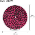thumbnail image 3 of Coolnut Sexy Leopard Print 60" Round Tablecloth with Zipper Umbrella Hole, Washable Spillproof Table Cloth Decorative for Picnic,Camping,Indoor and Outdoor, 3 of 7