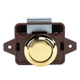thumbnail image 1 of Door Push Button Lock Latch, Cabinet Push Button Latch Stylish Look Keyless Cupboard Door Push Button Lock Latch for RV Yacht Motorhome Campervan Caravan, 1 of 7