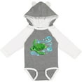 thumbnail image 3 of Inktastic Sea Turtle Swimming Boys or Girls Long Sleeve Baby Bodysuit, 3 of 5