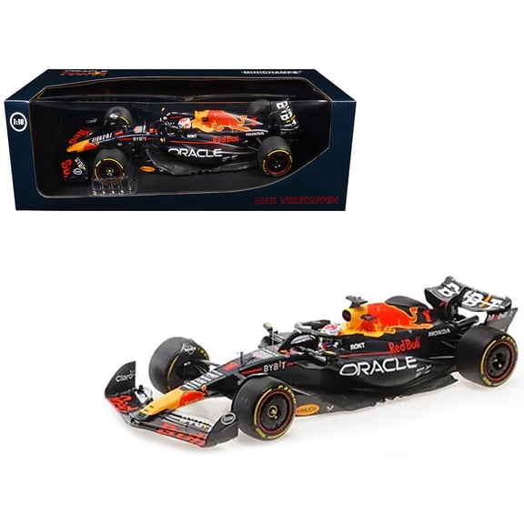Red Bull Racing RB19 #1 Max Verstappen "Oracle" Winner F1 Formula One "Italian GP" (2023) with Driver Limited Edition to 160 pieces Worldwide 1/18 Diecast Model Car by Minichamps