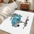 thumbnail image 4 of Summer Cactus Area Rugs 3'x5', Washable Small Throw Rugs for Living Room Bedroom, Country Blue Truck Botanical Tropical Plants Indoor Outdoor Rug Non-Slip Low Pile Carpet Runner Reversible Floor Mats, 4 of 8