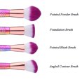 thumbnail image 5 of Makeup Brush Set 11pcs, Premium Synthetic Mermaid Make Up Brushes, 5 of 5
