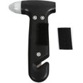 thumbnail image 4 of Emergency Hammer Window Breaker Hammer Rescue Hammer Automobile Car Rescue Hammer Seat Belt Cutter Black, 4 of 5