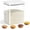 5.8Qt-Rectangle, variant on Airtight Rice Container 20 Lbs Clear Plastic Food Storage Bin For Flour Sugar Dry Food Holder with Easy Locking Lid for Kitchen Pantry Organization and Storage