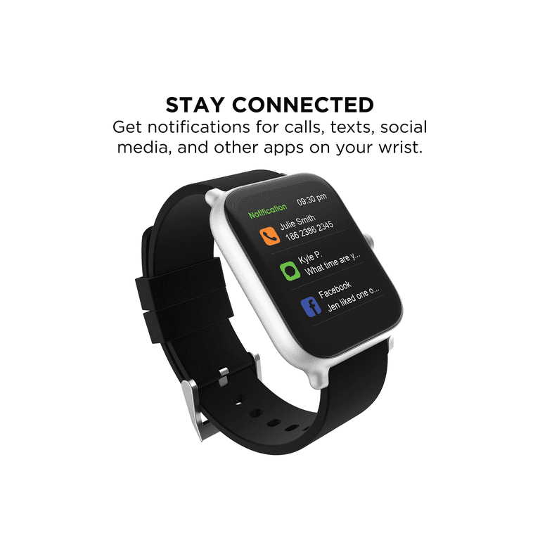 Itech 24/7 Evo Unisex Adult Smartwatch, HRM, Activity  display picture 3