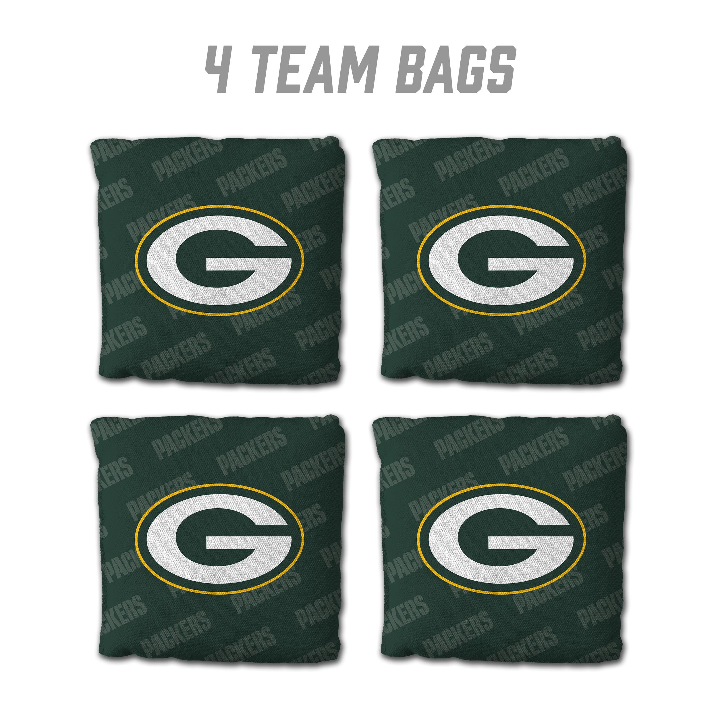 NFL Green Bay Packers Cornhole Bags - 4PK - Green