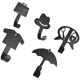 thumbnail image 2 of 5pcs Wall Hanger Wall Storage Hook Wall Coat Bag Tote Hanging Hook Iron Hooks, 2 of 2