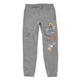 thumbnail image 2 of Spongebob Squarepants Cartoon Character Group Adult Unisex Athletic Heather Graphic Sweatpants - M, 2 of 3