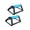 Blue black, variant on CEORPER Ergonomic Push Up Handle Set Perfect for Travel Offices and Indoor Exercises