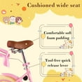 thumbnail image 4 of RULLY 12 Inch Girls Bike with Basket Bike Streamers Toddler Cycle Bikes, Pink, 4 of 6