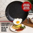 thumbnail image 4 of Granitestone Black Speckled 11 Inch Nonstick Fry Pan Skillet Oven and Stovetop Safe Dishwasher Safe Cookware, 4 of 4