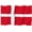 5X8, variant on Denmark Flag 5X8 FT, Outdoor Polyester Flags,UV Resistant Flags, Double Stitched Danish Dane Flags with Brass Grommets and Stronger Header. (5X8)