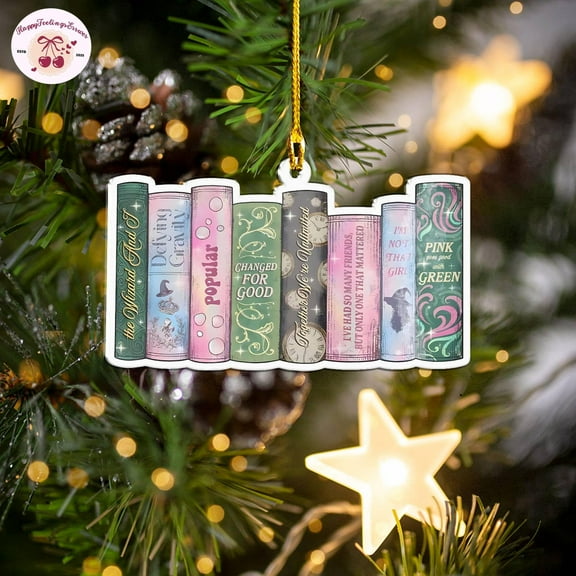 Wicked Changed For Good Book Christmas Acrylic Ornament, Disneyland Wicked Movies Xmas Tree Hanging Decor 2025, Disneyland Xmas Gift For Her