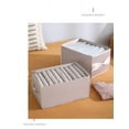 thumbnail image 3 of Clothes Pants Storage Artifact Box Bedroom Clothes Separation Bag Wardrobe Drawer Jeans Sweater Storage Box Blue, 3 of 9