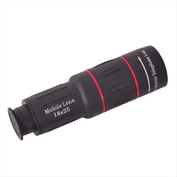 1 Piezas Teleobjetivo para Cámara Externa de 18 Aumentos, Ideal para Teléfonos Móviles y Telescopios.
