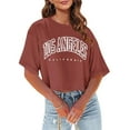 thumbnail image 3 of Soki T-Shirts pour Femmes en Liquidation Col Rond T-Shirts Graphiques, 3 of 7