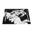 thumbnail image 1 of XMXY Woven Placemats Set of 6 PCS, Black Hole Sun Table Mats Washable Heat Resistant Placemats, 1 of 6